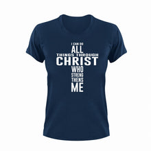 Load image into Gallery viewer, I Can Do All 2 Unisex Navy T-Shirt Gift Idea 123
