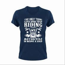Load image into Gallery viewer, I Love More Than Riding Unisex NavyT-Shirt Gift Idea 132

