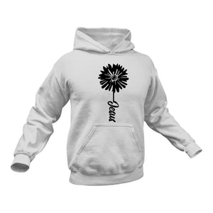 Jesus Flower Christian Hoodie - Birthday Gift Idea or Christmas Present