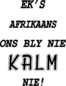 Gifts in Afrikaans, Afrikaans, Kalm Hoodie - Best Birthday Gift or Christmas Present Idea