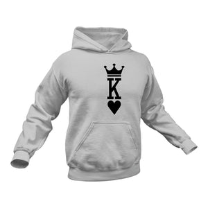 King of Hearts Hoodie - Birthday Gift or Christmas Present Idea