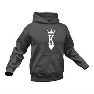 King of Hearts Hoodie - Birthday Gift or Christmas Present Idea