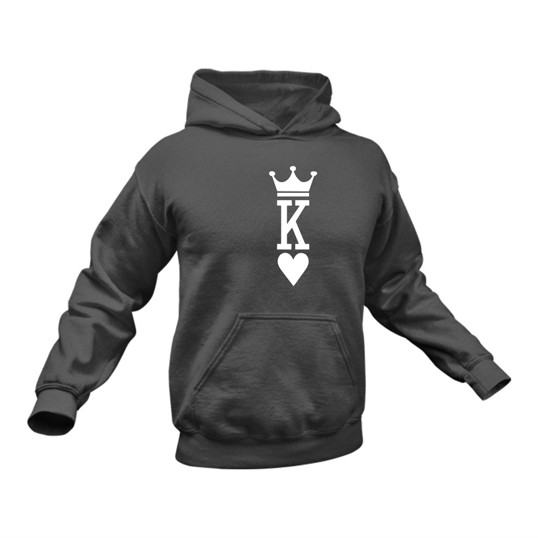 King of Hearts Hoodie - Birthday Gift or Christmas Present Idea
