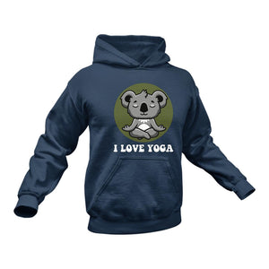 I Love Koala Yoga Hoodie