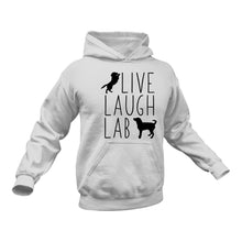 Load image into Gallery viewer, Live laugh Labrador Dog Hoodie - Birthday Gift Idea or Christmas Present
