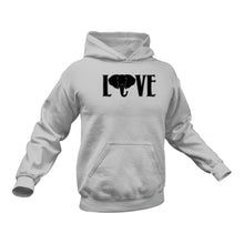Load image into Gallery viewer, Love Elephants Hoodie - Birthday Gift Idea or Christmas Present
