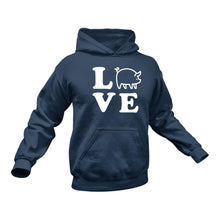 Load image into Gallery viewer, Love Pigs Hoodie - Birthday Gift Idea or Christmas Present
