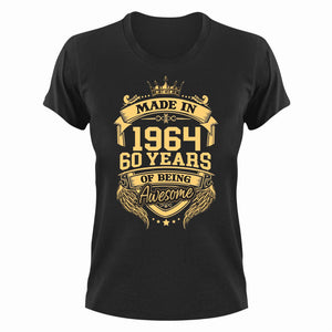 Made In 1964 60 Years Old Birthday Gift Idea T-Shirt