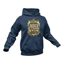 Load image into Gallery viewer, Made In 2003 21 Years Old Birthday Gift Idea Unisex Hoodie
