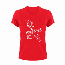 Load image into Gallery viewer, Be Magical Don&#39;t Be Boring Cute T-Shirtbe magical, cute, don&#39;t be boring, Ladies, magic, Mens, motivation, motivational, Unisex
