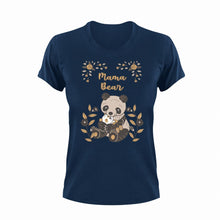 Load image into Gallery viewer, Mama Bear Unisex Navy T-Shirt Gift Idea 130

