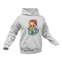 Load image into Gallery viewer, Meowy Catmas Christmas Cat Hoodie - Birthday Gift Idea or Christmas Present
