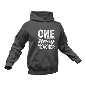 Merry Teacher Hoodie - Best Birthday Gift or Christmas Present
