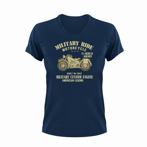 Military Ride Unisex NavyT-Shirt Gift Idea 132
