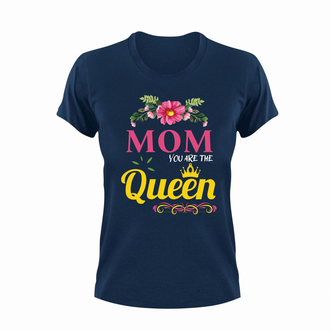 Mom Queen Unisex Navy T-Shirt Gift Idea 130