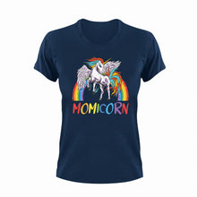 Load image into Gallery viewer, Momicorn Unisex Navy T-Shirt Gift Idea 130
