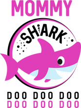 Load image into Gallery viewer, Mommy Shark Hoodie - Ideal Gift for a Birthday or Christmas Present
