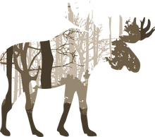 Load image into Gallery viewer, Moose Hoodie - Birthday Gift Idea or Christmas Present
