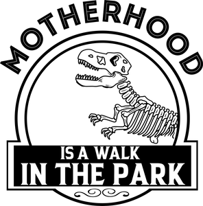 Motherhood Is A Walk in The Park Hoodie - Birthday Gift Idea or Christmas Present