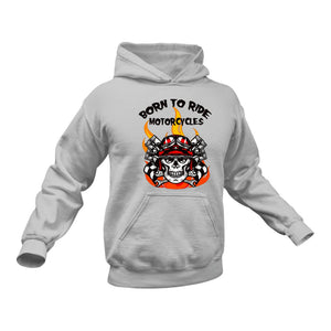 Born to Ride Motorcycles Cotton Hoodie, Best Gift Idea for Bike Riders