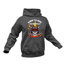 Load image into Gallery viewer, Born to Ride Motorcycles Cotton Hoodie, Best Gift Idea for Bike Riders
