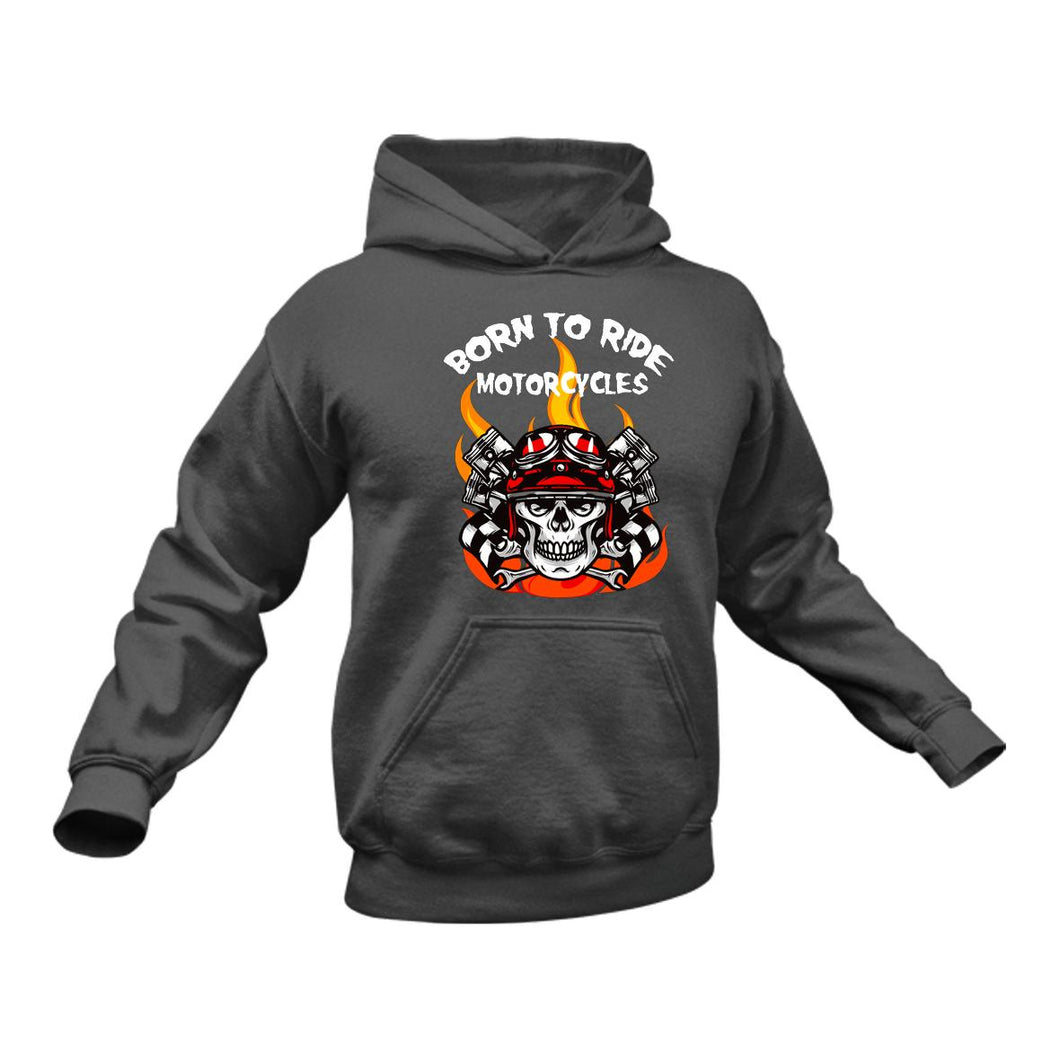 Born to Ride Motorcycles Cotton Hoodie, Best Gift Idea for Bike Riders