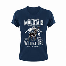 Load image into Gallery viewer, Mountain Adventure  Unisex Navy T-Shirt Gift Idea 134
