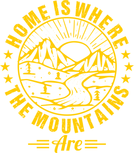 Home is where the Mountains Are Hiking Hoodie