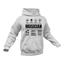 Load image into Gallery viewer, Musician Contents Inside Hoodie - Makes a Great Gift for that Someone Special
