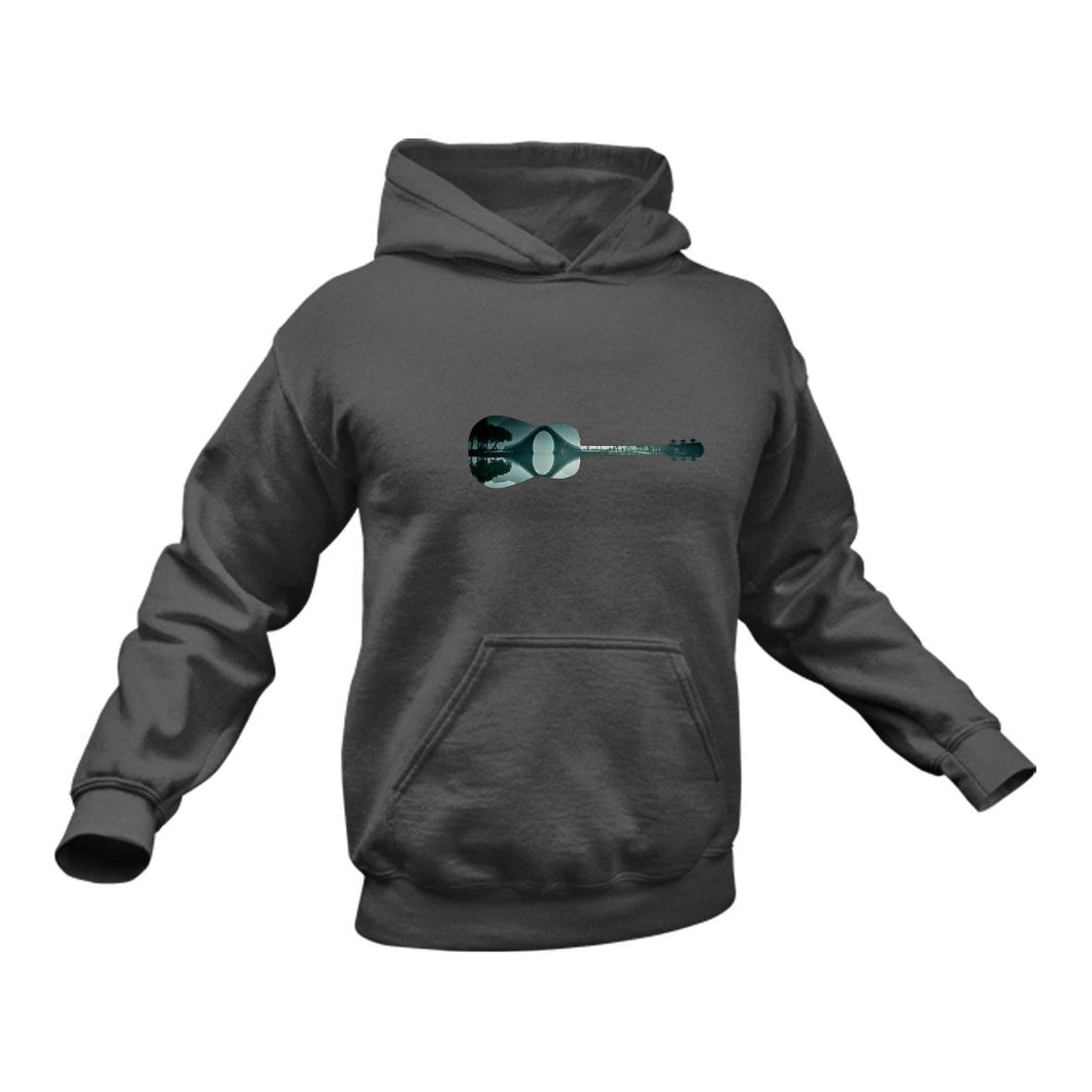 Nature Guitar Hoodie . Best Birthday Gift or Christmas Present