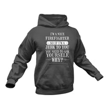 Load image into Gallery viewer, Firefighter Hoodie - Firefighter Gift, Fireman Gifts, Firefighter Gifts for Him, Useful Gifts for Firefighters
