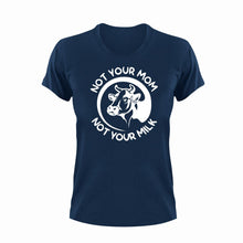 Load image into Gallery viewer, Not Your Mom Unisex Navy T-Shirt Gift Idea 133
