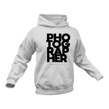 Load image into Gallery viewer, Photographer Cotton Hoodie - Unique Gift Idea
