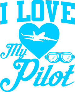 I Love My Pilot Hoodie - Gift Idea