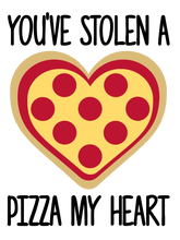 Load image into Gallery viewer, Pizza Heart 3 Hoodie - Ideal Gift For a Birthday or Christmas
