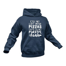 Load image into Gallery viewer, Pizzas Cotton Hoodie - Unique Gift Idea
