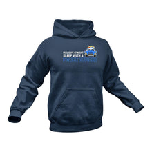 Load image into Gallery viewer, Feel Safe At Night Sleep With A Police Officer Hoodie
