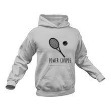 Load image into Gallery viewer, Power Couple Tennis Hoodie - Best Birthday Gift or Christmas Present
