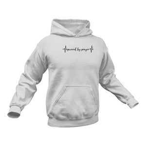 Powered by Prayer Christian Hoodie - Birthday Gift or Christmas Present Idea