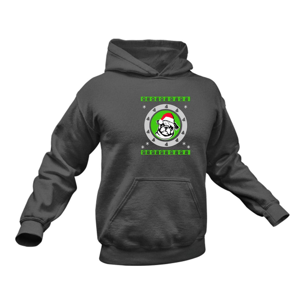 Christmas Pug Hoodie - Best Birthday Gift or Christmas Present
