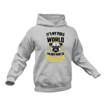 Load image into Gallery viewer, Pug Gifts, Hoodie - Gifts for Pug Lovers, Pug Gifts for Her, Pug Themed Gifts, Pug Gifts for Pug Lovers
