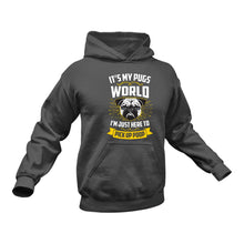 Load image into Gallery viewer, Pug Gifts, Hoodie - Gifts for Pug Lovers, Pug Gifts for Her, Pug Themed Gifts, Pug Gifts for Pug Lovers
