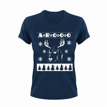 Load image into Gallery viewer, AROOO Reindeer Beagle Christmas T-Shirtbeagle, christmas, dog, dogs, funny, Ladies, Mens, Merry Christmas, Unisex
