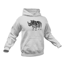 Load image into Gallery viewer, Animal Lover, Rhino Lover Hoodie - Best Birthday Gift or Christmas Present Idea
