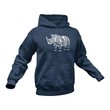 Load image into Gallery viewer, Animal Lover, Rhino Lover Hoodie - Best Birthday Gift or Christmas Present Idea
