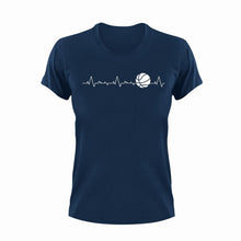 Load image into Gallery viewer, Ball heartbeat T-Shirtheartbeat, Ladies, Mens, sport, Unisex
