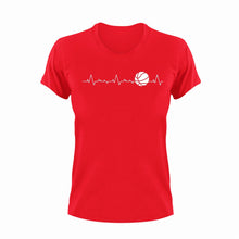 Load image into Gallery viewer, Ball heartbeat T-Shirtheartbeat, Ladies, Mens, sport, Unisex
