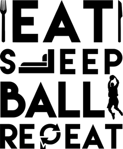 Eat Sleep Basketball Repeat Hoodie