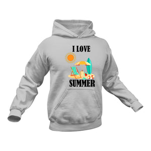 I Love Summer Hoodie - Gift Idea