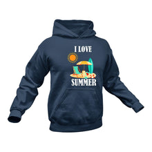 Load image into Gallery viewer, I Love Summer Hoodie - Gift Idea
